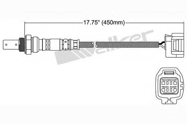 WALKER PRODUCTS 25054053 Лямбда-зонд