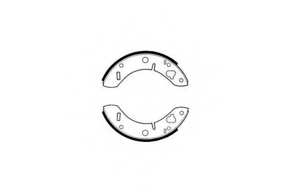 E.T.F. 090127 Комплект гальмівних колодок
