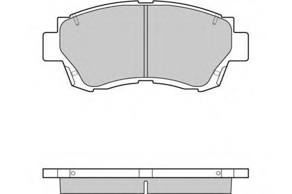 E.T.F. 120635 Комплект гальмівних колодок, дискове гальмо