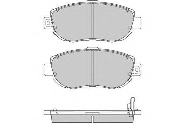 E.T.F. 120832 Комплект гальмівних колодок, дискове гальмо