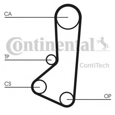 CONTITECH CT510 Ремінь ГРМ