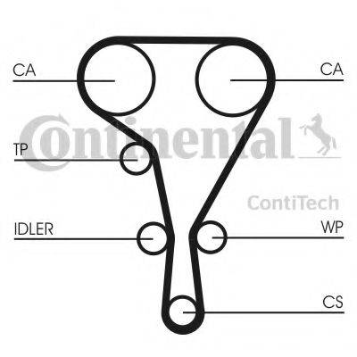 CONTITECH CT1130K1 Комплект ременя ГРМ