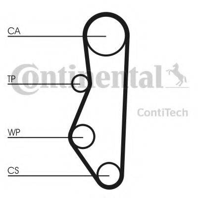 CONTITECH CT527K2 Комплект ременя ГРМ