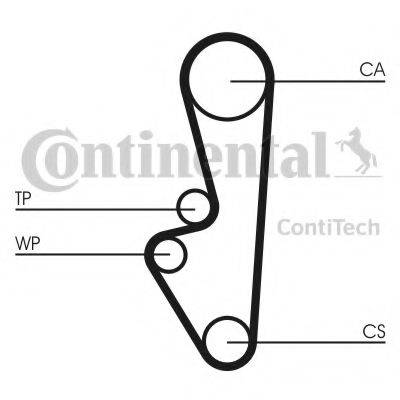 CONTITECH CT548 Ремінь ГРМ