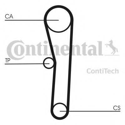 CONTITECH CT562 Ремінь ГРМ