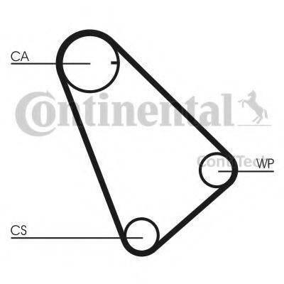CONTITECH CT573 Ремінь ГРМ