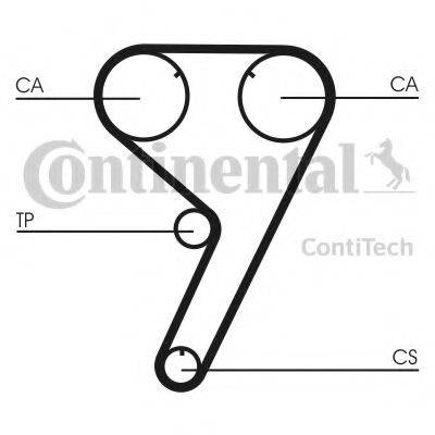 CONTITECH CT608K1 Комплект ременя ГРМ