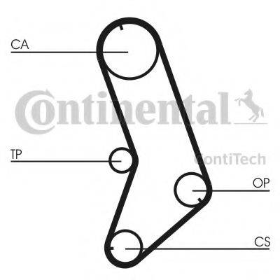 CONTITECH CT647K1 Комплект ременя ГРМ