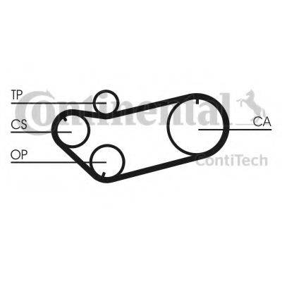 CONTITECH CT659 Ремінь ГРМ