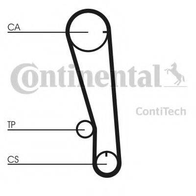 CONTITECH CT665K1 Комплект ременя ГРМ