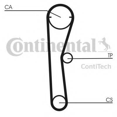 CONTITECH CT669K1 Комплект ременя ГРМ