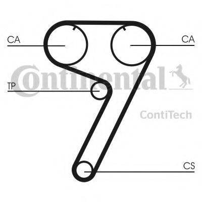 CONTITECH CT670K1 Комплект ременя ГРМ