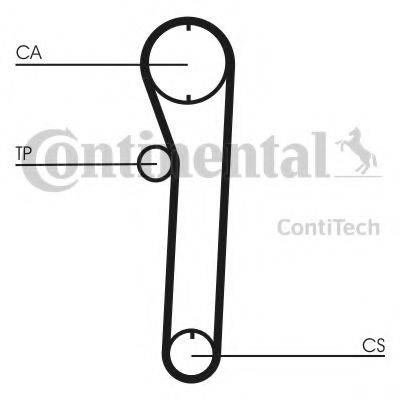 CONTITECH CT680K2 Комплект ременя ГРМ