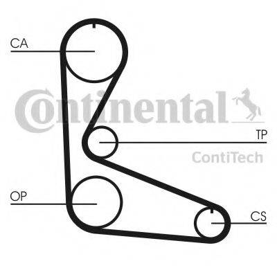 CONTITECH CT702 Ремінь ГРМ