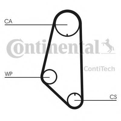 CONTITECH CT732WP1 Водяний насос + комплект зубчастого ременя