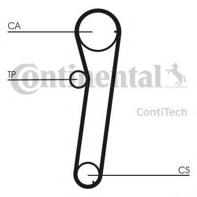 CONTITECH CT740K1 Комплект ременя ГРМ