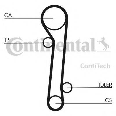 CONTITECH CT781K3 Комплект ременя ГРМ