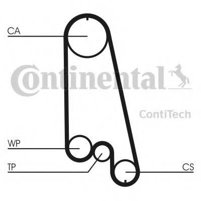 CONTITECH CT874WP1 Водяний насос + комплект зубчастого ременя