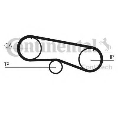 CONTITECH CT933 Ремінь ГРМ