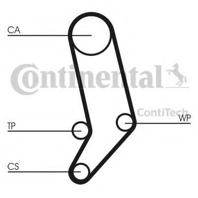 CONTITECH CT939 Ремінь ГРМ