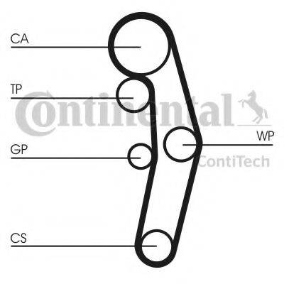 CONTITECH CT1028WP3 Водяний насос + комплект зубчастого ременя