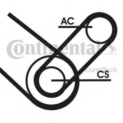 CONTITECH 4PK874ELASTT1 Полікліновий ремінний комплект