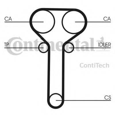 CONTITECH CT978 Ремінь ГРМ