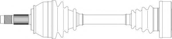 GENERAL RICAMBI AR3073 Приводний вал