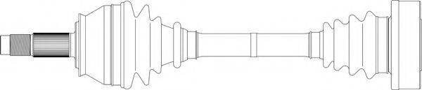 GENERAL RICAMBI FI3164 Приводний вал