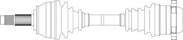 GENERAL RICAMBI FI3277 Приводний вал