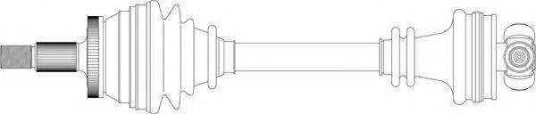 GENERAL RICAMBI SA3042 Приводний вал