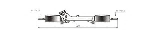 GENERAL RICAMBI CI4015 Рульовий механізм