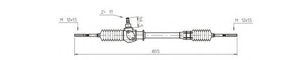 GENERAL RICAMBI FI4072 Рульовий механізм