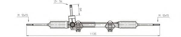 GENERAL RICAMBI FI4095 Рульовий механізм