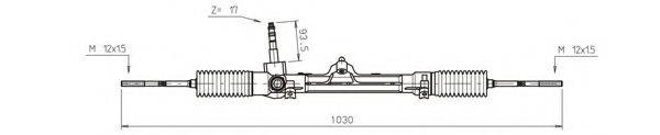 GENERAL RICAMBI FI4111 Рульовий механізм