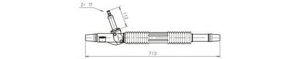 GENERAL RICAMBI LA4003 Рульовий механізм