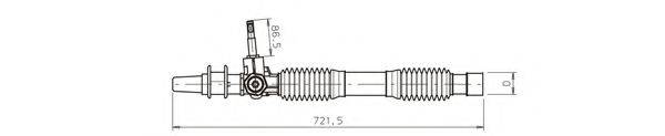 GENERAL RICAMBI OP4005 Рульовий механізм