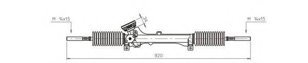 GENERAL RICAMBI PE4030 Рульовий механізм