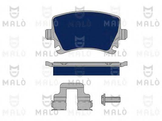 MALO 1050152 Комплект гальмівних колодок, дискове гальмо