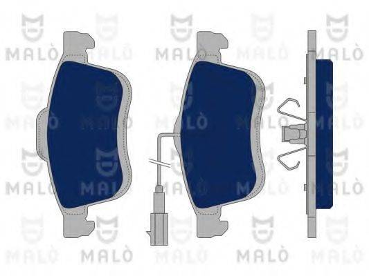 MALO 1050272 Комплект гальмівних колодок, дискове гальмо