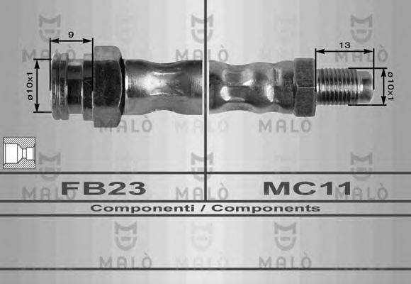 MALO 8010 Гальмівний шланг