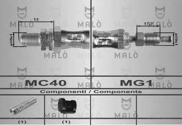 MALO 80190 Гальмівний шланг