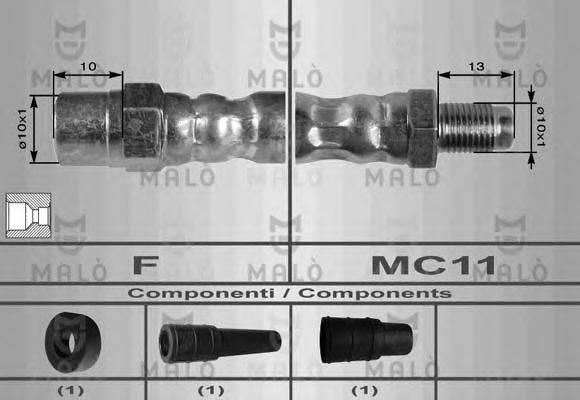 MALO 8043 Гальмівний шланг