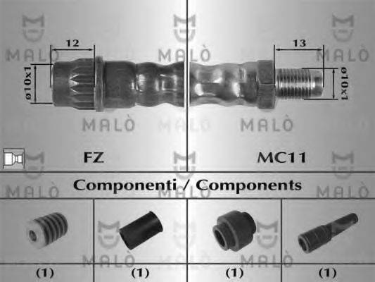 MALO 80835 Гальмівний шланг