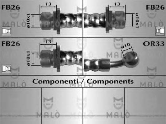 MALO 80975 Гальмівний шланг