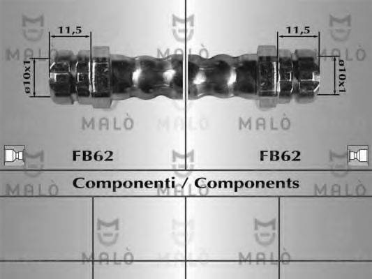 MALO 81059 Гальмівний шланг