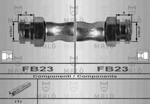 MALO 8395 Гальмівний шланг