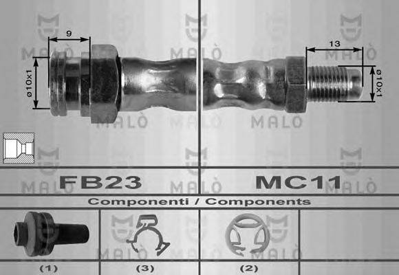 MALO 8403 Гальмівний шланг