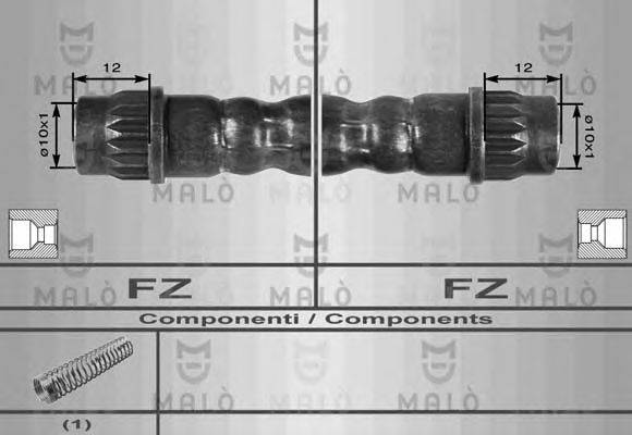 MALO 8518 Гальмівний шланг