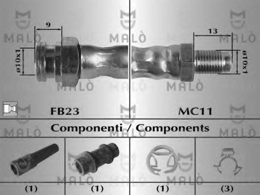 MALO 8571 Гальмівний шланг